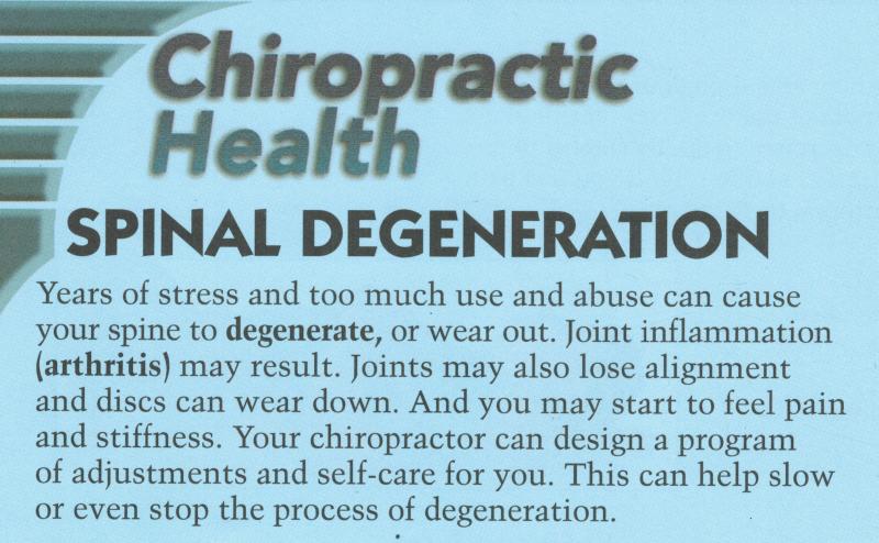 Spinal Degeneration